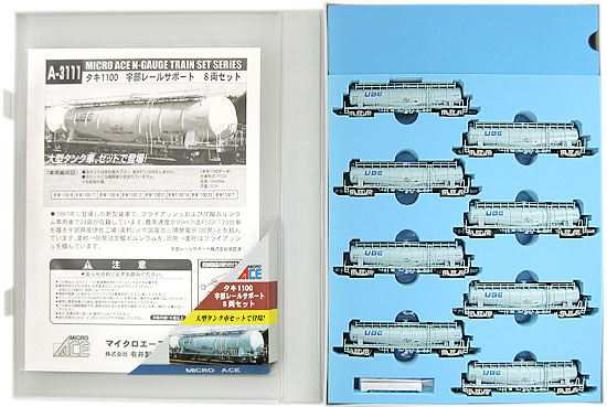 樂天商城 - 【中古】Nゲージ マイクロエース A3111 タキ1100 宇部レールサポート 8両セット 【A´】 ※スリーブ・背表紙シール傷み