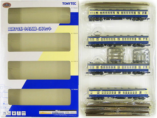 Other - 【中古】ジオコレ TOMYTEC(トミーテック) (201-204) 鉄道コレクション 国鉄70系 中央西線 4両セット 【A´】 外箱傷み / メーカー出荷時からの微細な塗装ムラ等はご容赦下さい。