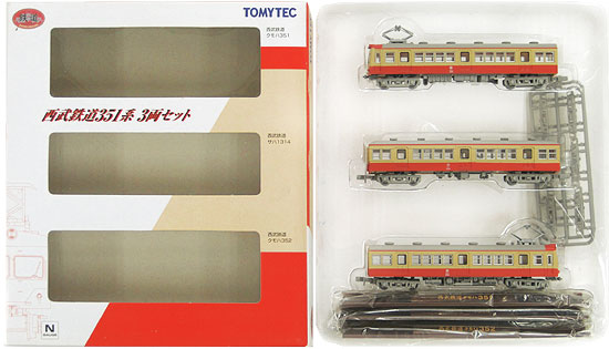 【中古】ジオコレ TOMYTEC(トミーテック) (124-126) 鉄道コレクション 西武351系 3両セット 【A´】 メーカー出荷時より少々の塗装ムラは見られます。ご理解・ご了承下さい。