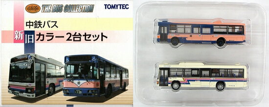 【中古】ジオコレ TOMYTEC(トミーテック) (N166-N167) ザ・バスコレクション 中鉄バス 新旧カラー 2台 セット 【A´】 ※外箱傷み ※微細な塗装ムラはご容赦下さい。