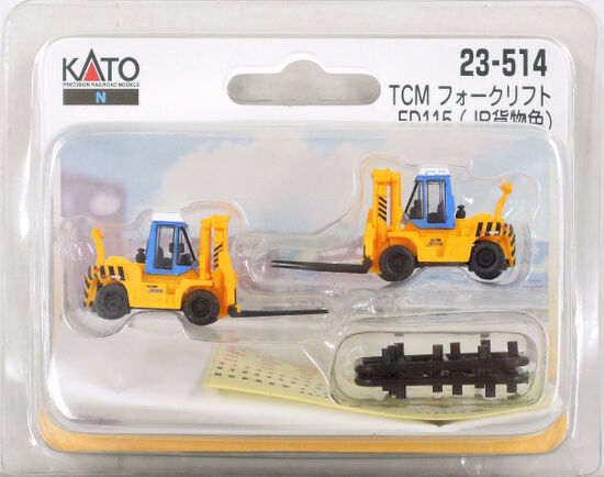 【中古】Nゲージ KATO(カトー) 23-514 TCM フォークリフト FD115(JR貨物色) 【A´】 パッケージ傷み