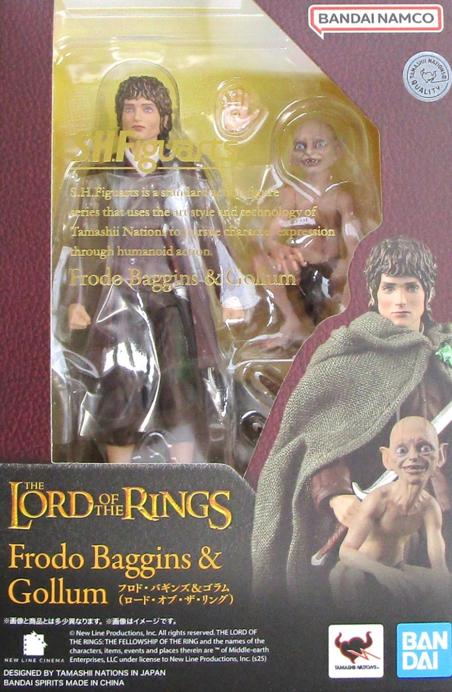 樂天商城 - 【中古】 バンダイスピリッツ S.H.Figuarts フロド・バギンズ＆ゴラム 【A´】 未開封品 外箱若干の傷み 商品の性質上微細な塗装ムラ等はご容赦下さい。