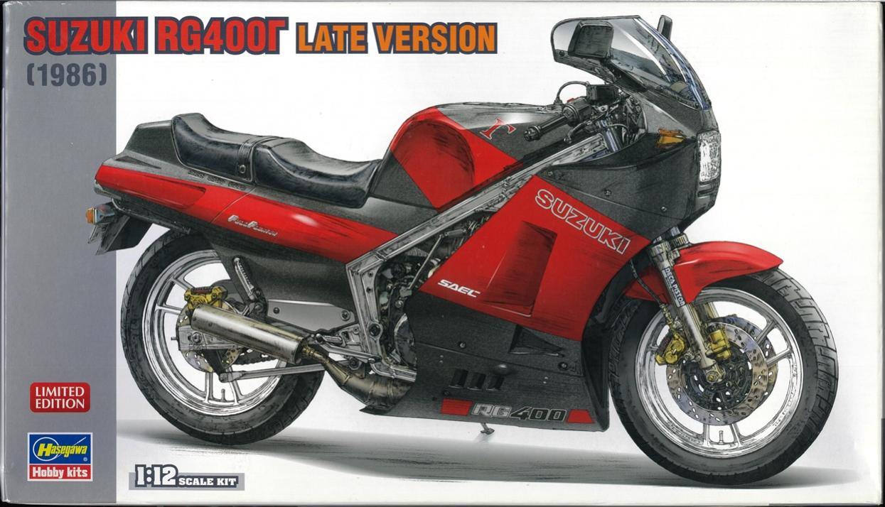 Other - 【中古】 その他 ガレージキット(自動車系) ハセガワ 1/12 スズキ RG400Γ 後期型 1986 【A´】 ※未組立・外箱に若干の傷みあり