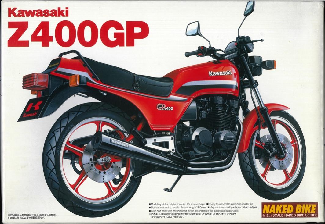樂天商城 - 【中古】 その他 ガレージキット(自動車系) アオシマ 1/12 カワサキ Z400GP 【A´】 ※未組立・外箱に若干の傷みあり