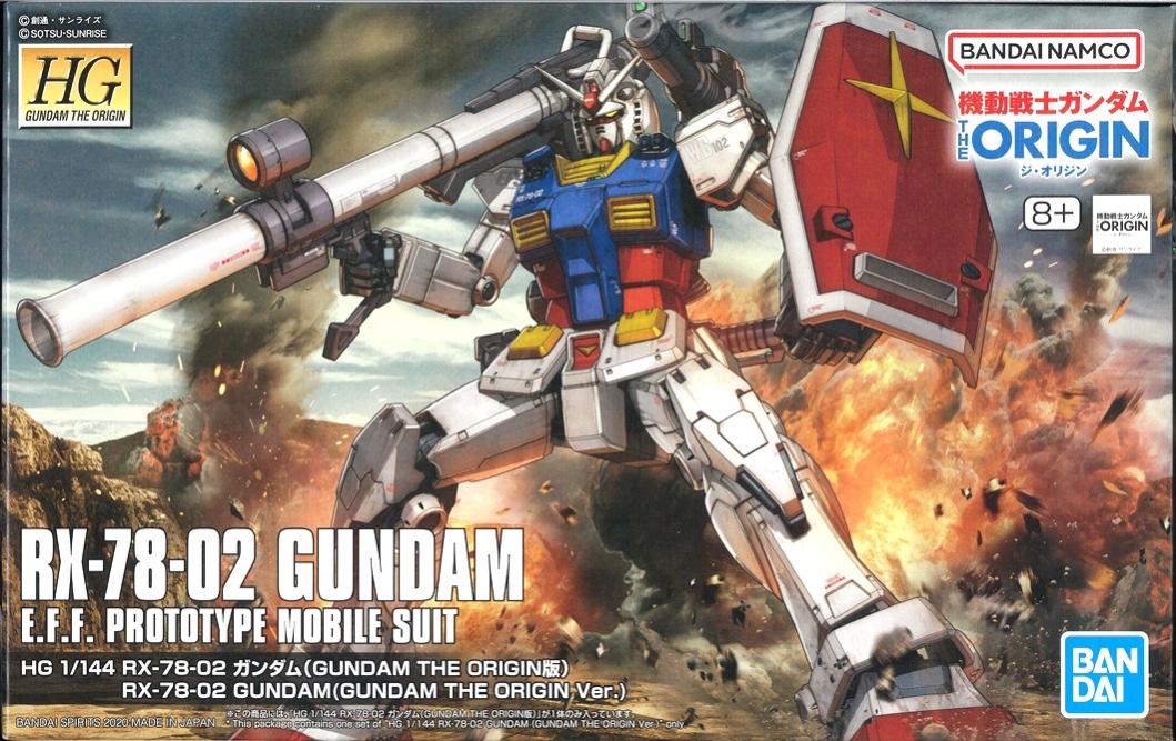 樂天商城 - 【中古】1/144 バンダイスピリッツ HG RX-78-02 ガンダム(GUNDAM THE ORIGIN版) 【A´】 未組立、箱少し傷みあり