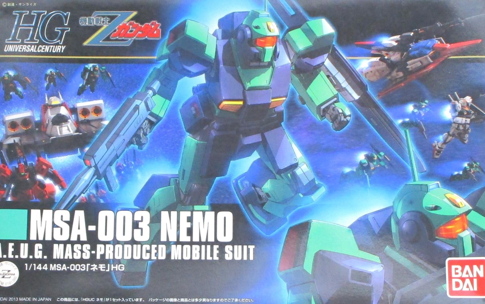 樂天商城 - 【中古】 バンダイ プラモデル(ガンダム) HG 1/144 MSA-003 ネモ 【A´】 未組立・外箱傷みあり。