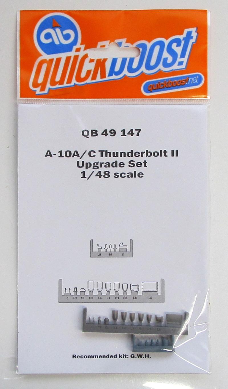 【中古】 その他 プラモデル クイックブースト 1/48 A-10A/CサンダーボルトII アップグレードパーツ(グレートウォール用) 【A´】 未開封品/パッケージ少し傷みあり
