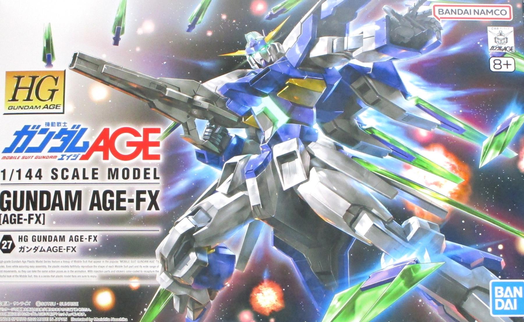 【中古】1/144 バンダイスピリッツ HG ガンダムAGE-FX 　 【A´】 未組立・外箱少し傷みあり。...