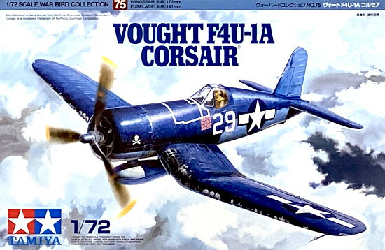 樂天商城 - 【中古】 その他 プラモデル タミヤ 1/72 ヴォート F4U-1A コルセア 【A´】 未組立・外箱少し傷みあり。