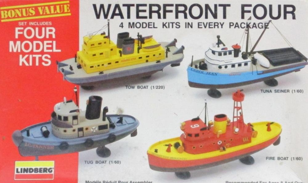 【中古】 その他 プラモデル リンドバーグ 72120 ウォーターフロント・フォー 【ジャンク】 ※未組立・外箱に汚れ(大)、傷みあり/説明書汚れ(大)、傷み(大)あり/デカール汚れ、劣化あり