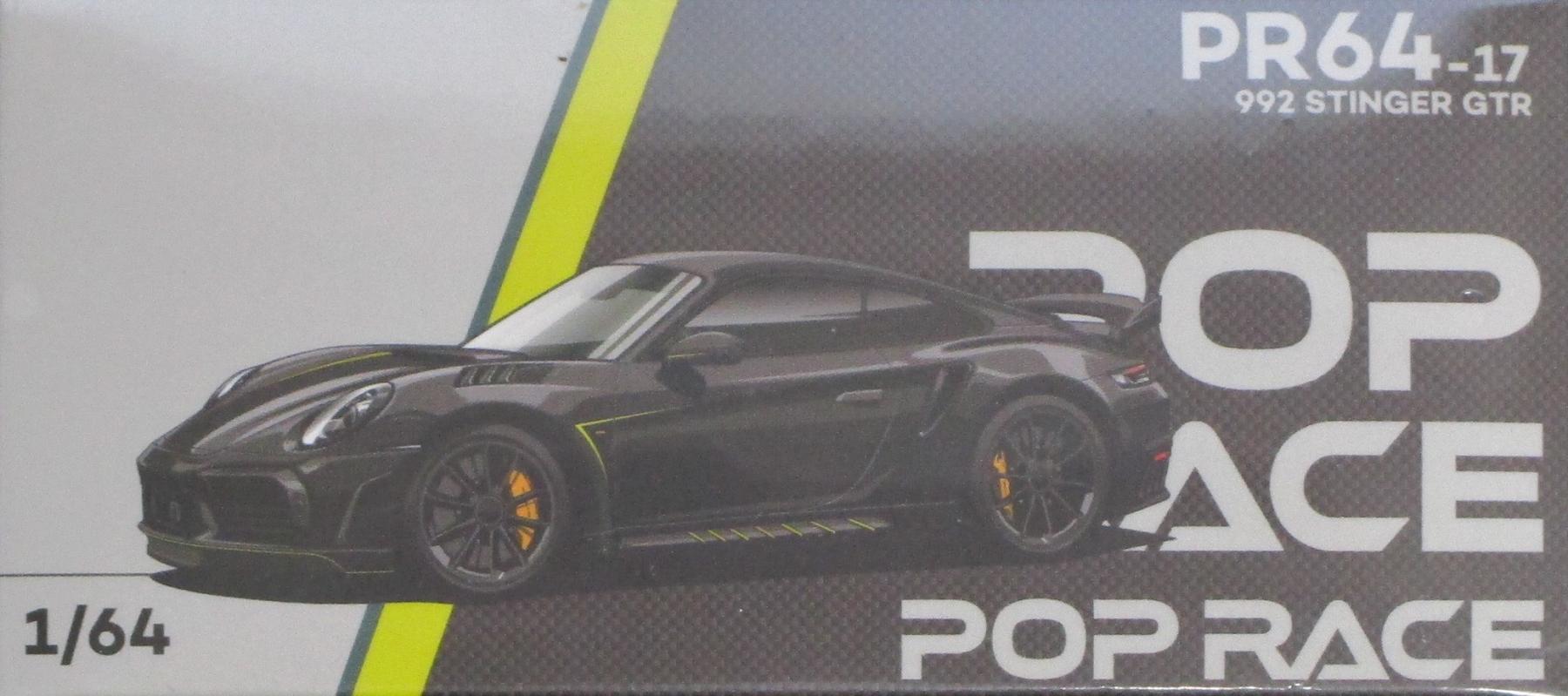 【中古】 その他 スケールミニカー(1/64・その他) POP RACE 1/64 992 STINGER GTR CARBON EDITION 【A´】 未開封品/箱少し傷みあり