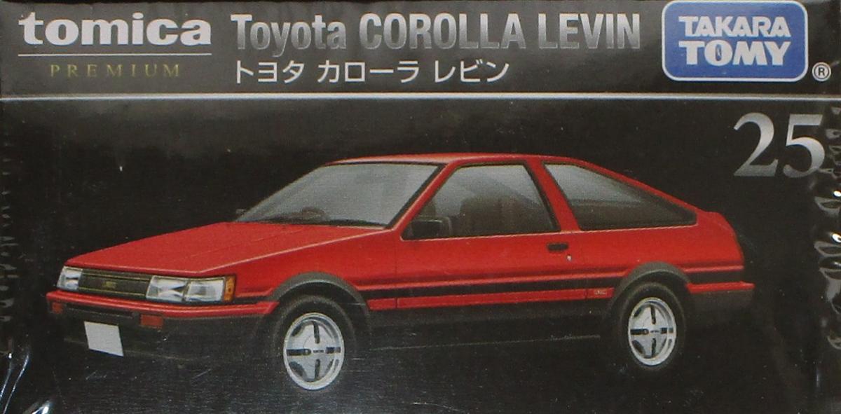 古玩 - 【中古】 タカラトミー タカラトミー トミカ トミカプレミアム 25 トヨタカローラレビン 【A´】 未開封品/箱少し傷みあり/※保護フィルム擦れ/※メーカー出荷時の塗装ムラ等はご容赦下さい。
