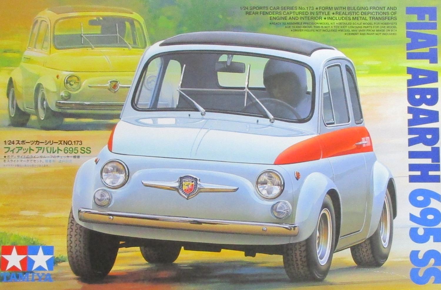 【中古】 その他 プラモデル タミヤ 1/24 フィアット アバルト695SS 【A´】 ※未組立・外箱に少しの傷みあり