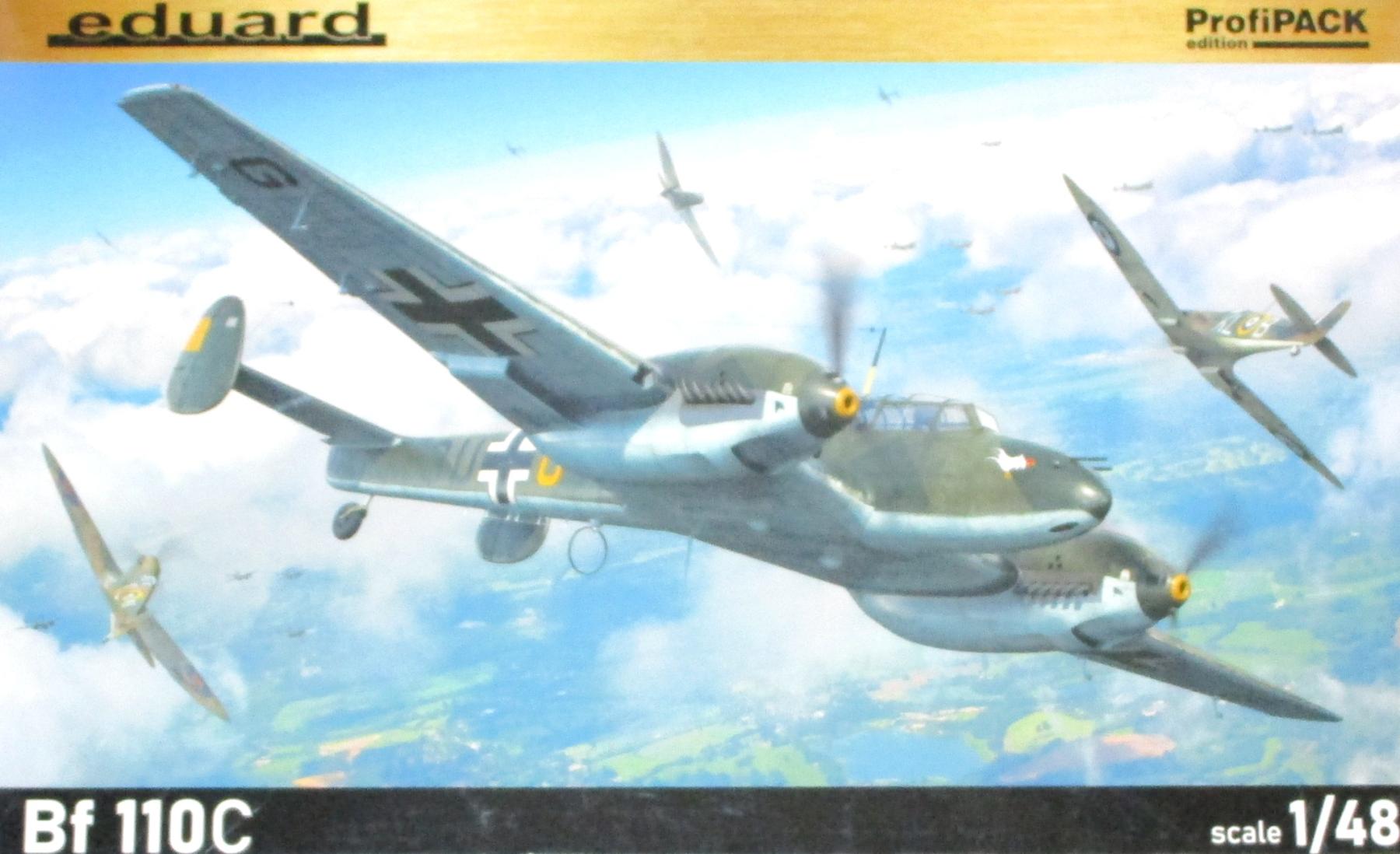 【中古】 その他 プラモデル エデュアルド 1/48 BF110C プロフィパック 【B】 ※未組立・外箱に少しの傷みあり/※一部ランナーからパーツ外れがある状態です。