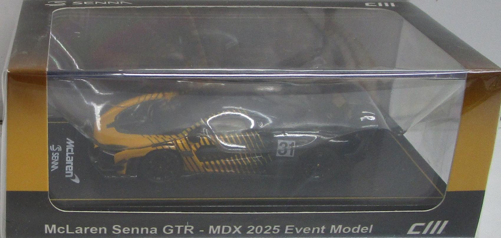 【中古】 その他 スケールミニカー(1/64・その他) CM・MODEL 1/64 Mclaren SennaGTR MDX2025 【B】 開封品/箱、パッケージ少し傷みあり