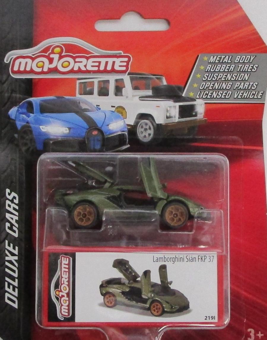 【中古】 その他 スケールミニカー(1/64・その他) マジョレット 1/64ランボルギーニ シアン FKP 37 グリーン ボックス付 【A´】 未開封品/箱、パッケージ少し傷みあり