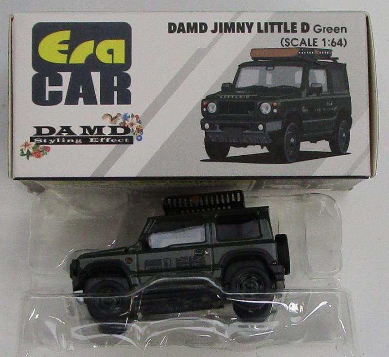 【中古】 その他 スケールミニカー(1/64・その他) Era CAR 1/64 DAMD JIMNY LITTLE D GREEN 【C】 開封品/箱少し傷み、破れあり/パッケージ擦り傷あり