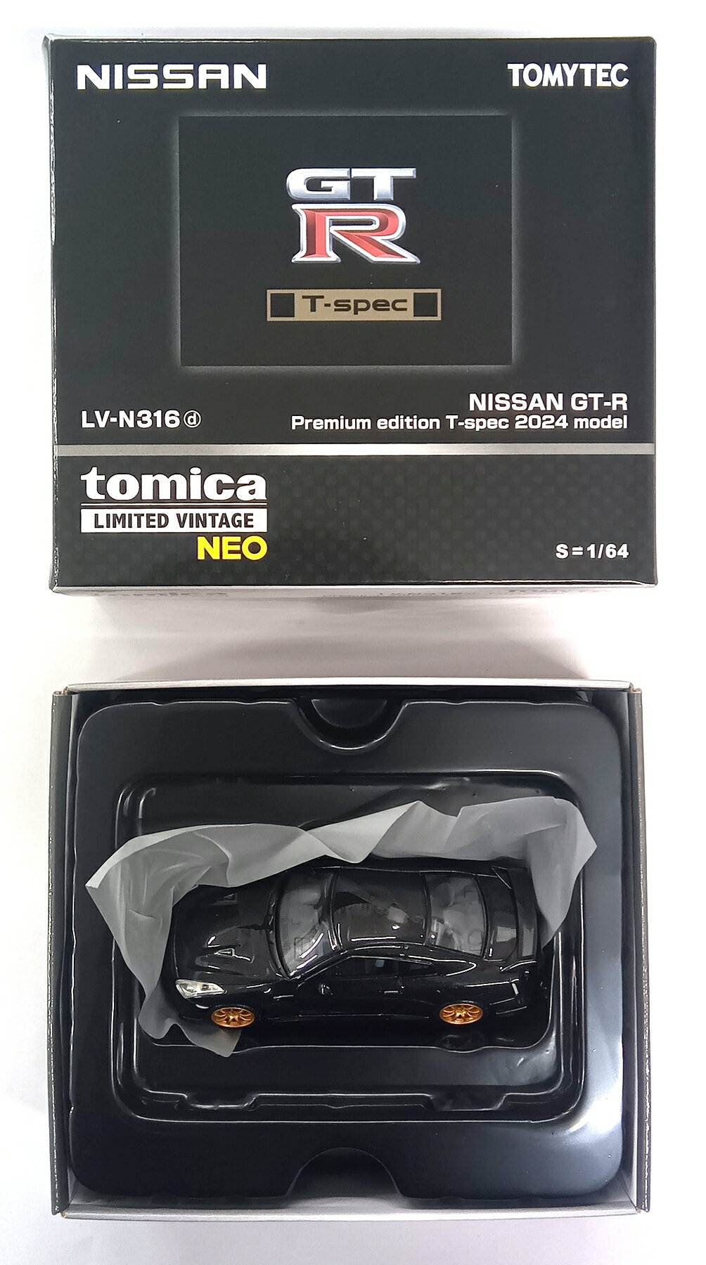 【中古】 TOMYTEC(トミーテック) トミカリミテッドヴィンテージNEO 1/64 LV-N316d NISSAN GT-R Premium..