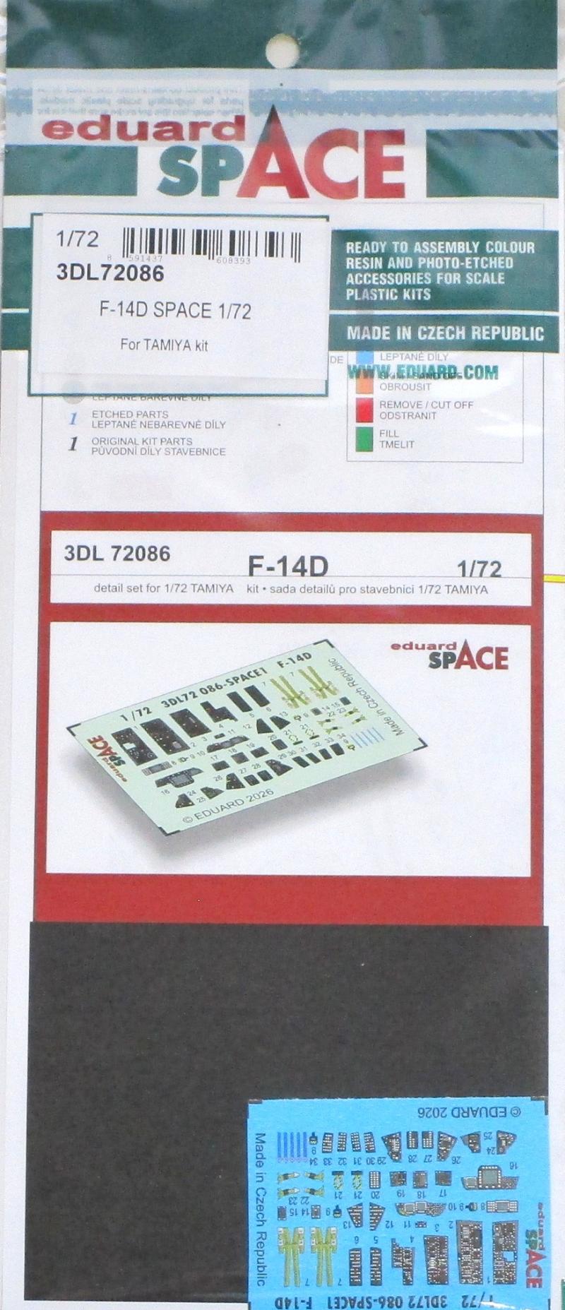 樂天商城 - 【中古】 その他 プラモデル エデュアルド 1/72 F-14D スペース内装3Dデカールw/エッチングパーツセット (タミヤ用) 【A´】 未開封品/パッケージ少し傷みあり