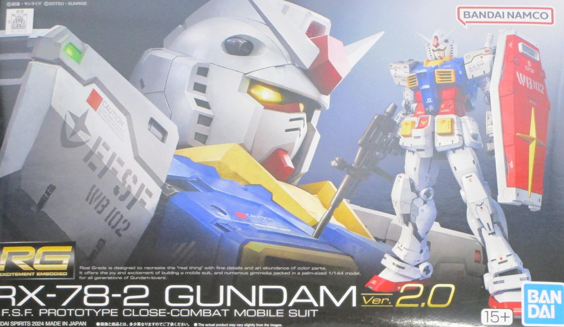 樂天商城 - 【中古】1/144 バンダイスピリッツ RG RX-78-2 ガンダム Ver.2.0 【A´】 ※未組立・外箱に少しの傷みあり