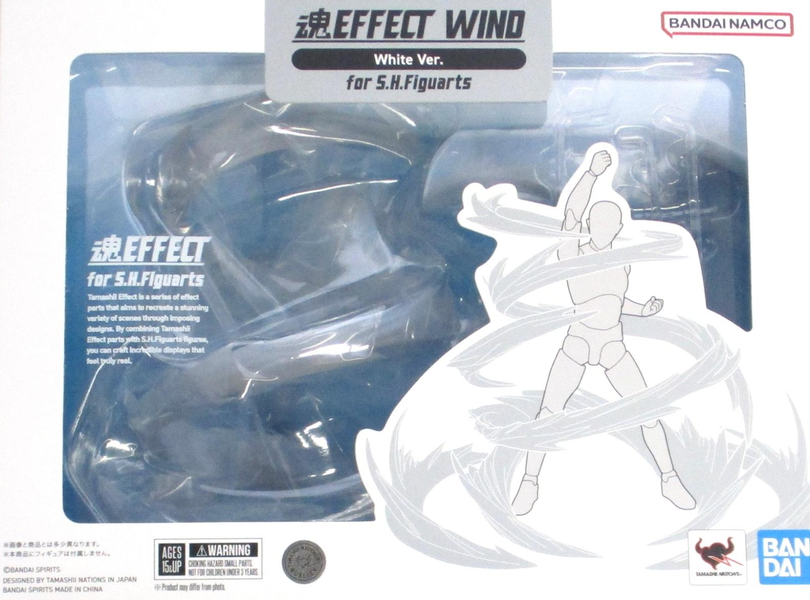 乐天商城 - 【中古】 バンダイスピリッツ 魂EFFECT WIND White Ver. for S.H.Figuarts 【A´】 未開封品/箱、パッケージ少し傷みあり