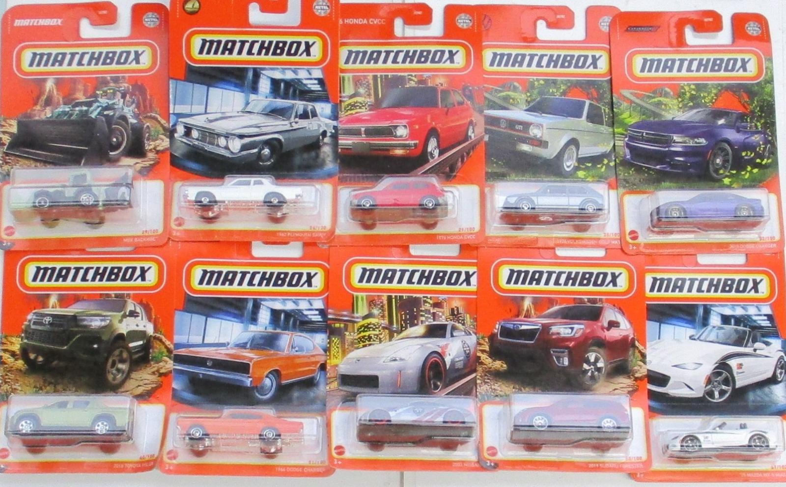  その他 スケールミニカー(1/64・その他) マッチボックス 10点セット  未開封品/箱傷み、少し破れあり/パッケージ擦り傷あり/こちらは画像の物のみとなります。