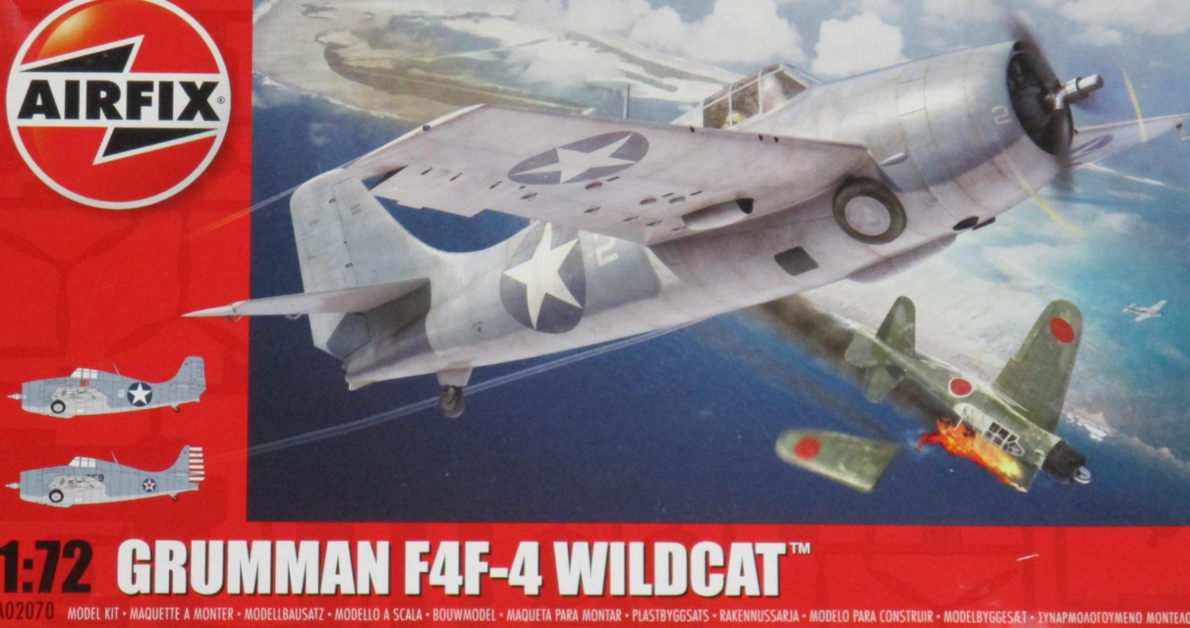 樂天商城 - 【中古】 その他 プラモデル(航空機) 軍用機 エアフィックス 1/72 グラマン F4F-4 ワイルドキャット 【B】 ※外箱開封・未組立・箱に少しの傷みあり