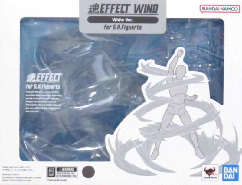 乐天商城 - 【中古】 バンダイスピリッツ 魂EFFECT WIND White Ver. for S.H.Figuarts 【A´】 未開封品/箱、パッケージ少し傷みあり