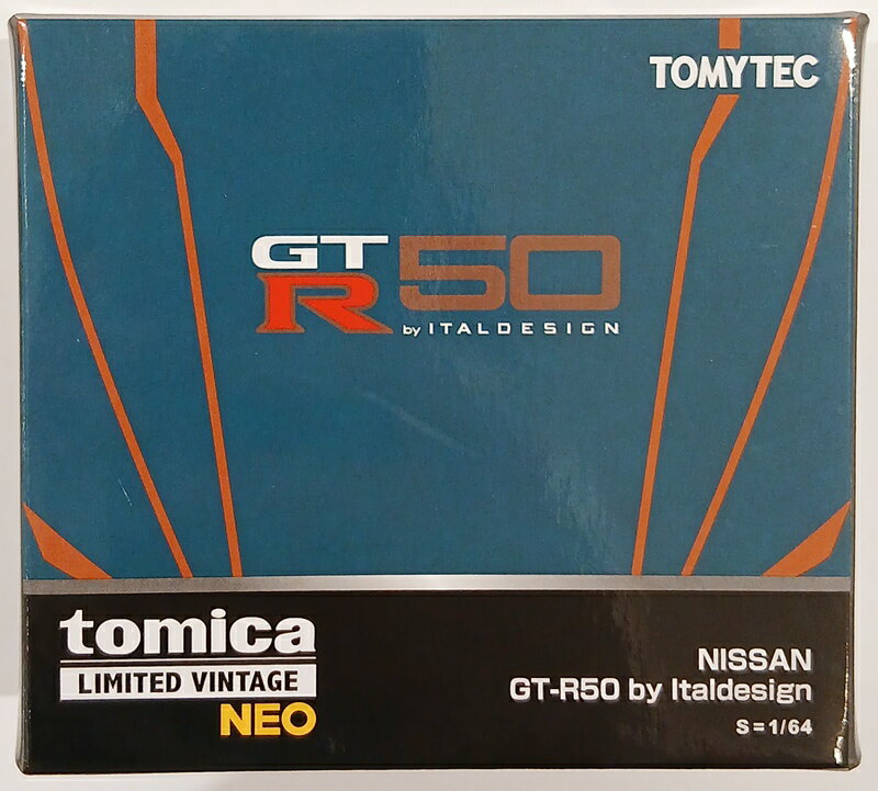 【中古】 TOMYTEC(トミーテック) トミカリミテッドヴィンテージNEO 1/64 NISSAN GT-R50 by Italdesign (濃緑) 【B】 外箱多少傷み　※メーカー出荷時の塗装ムラ等はご容赦下さい。