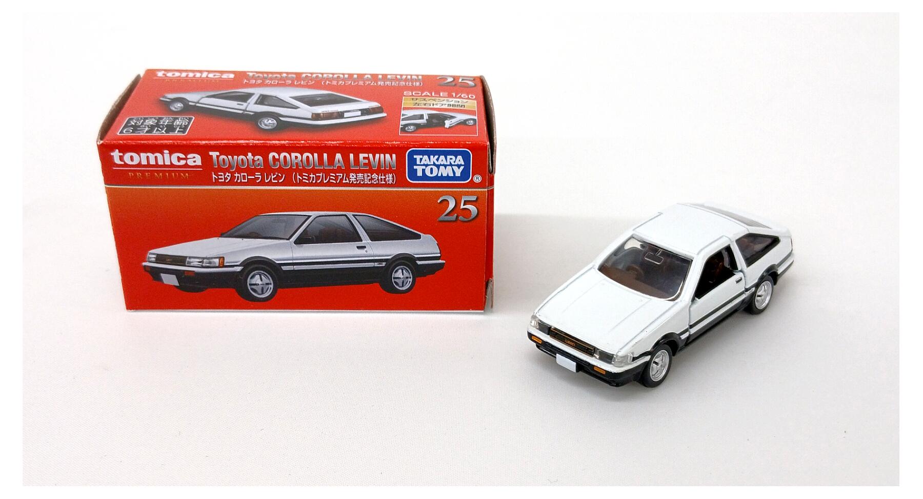 樂天商城 - 【中古】 タカラトミー トミカ トミカリミテッド/トミカプレミアム トミカプレミアム 25 トヨタ カローラ レビン (トミカプレミアム発売記念仕様) 【B】 ※開封品・外箱に若干の傷みあり・商品の性質上多少の塗装ムラ等はご容赦ください