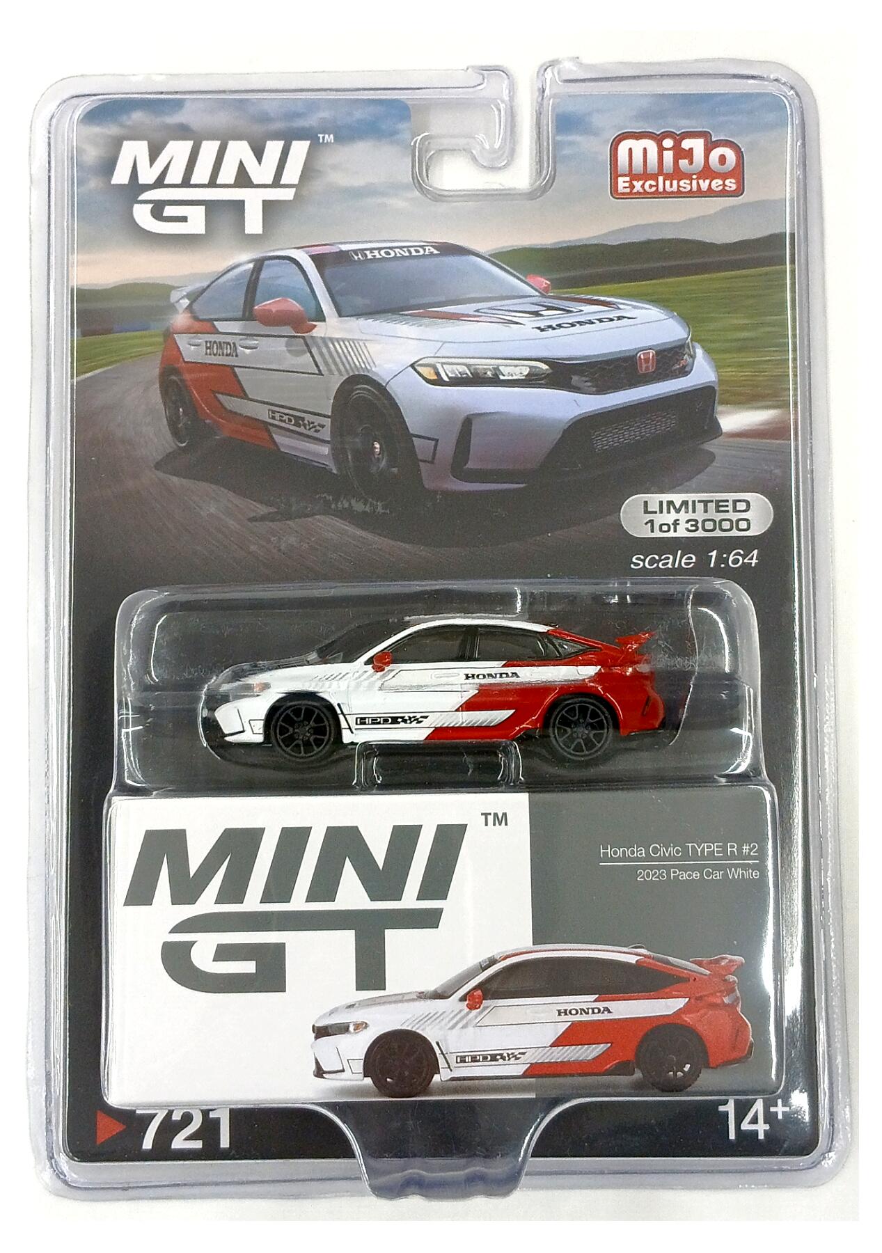 楽天市場】mini gt 1/64 ホンダ シビック タイプ rの通販