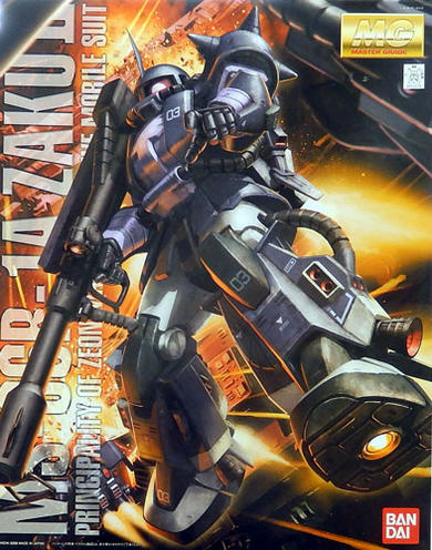 樂天商城 - 【中古】1/100 バンダイ MG MS-06R 高機動型ザク 黒い三連星仕様 Ver.2.0 【A´】 未組立、箱少し傷みあり
