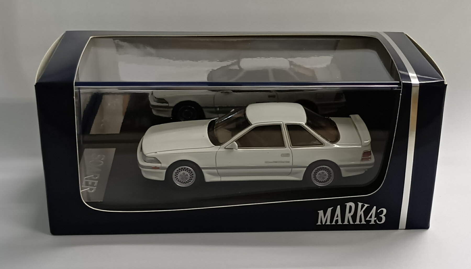 【中古】 その他 スケールミニカー(1/43) MARK43 1/43 トヨタソアラ 2.0GT-Twin Turbo (GZ20) 1986 純正フルエアロ付 スーパーホワイトII 【A】