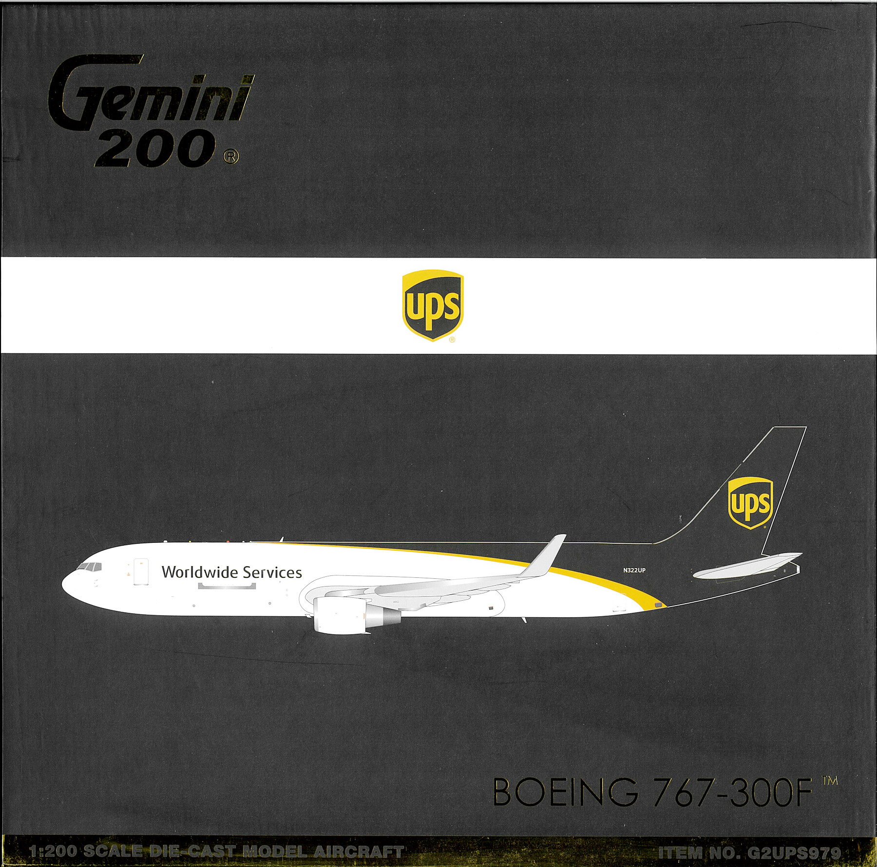 【中古】 その他 完成品(航空機) 民間機 Gemini200 Ups BOEING 767-300F 【C】 ※開封品・外箱に若干の傷み・メーカー出荷時からの塗装ムラが多少ございます