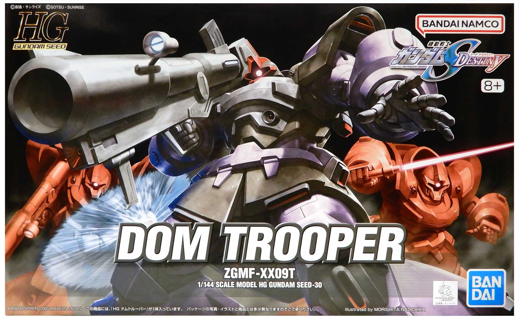 【中古】 バンダイスピリッツ HG ZGMF-XX09T ドムトル