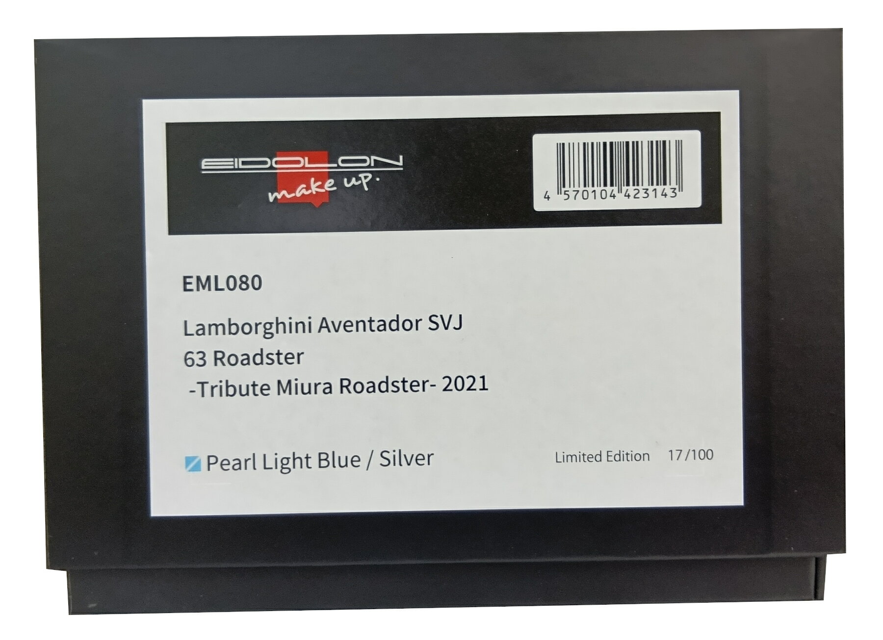 ����š� ����¾ ��������ߥ˥���(1/8��1/35) EML080 EIDOLON 1/18 Lamborghini Aventador SVJ 63 Roadster -Tribute Miura Roadster- 2021 ��A�� ̤�����ʡʥ�åԥ󥰾夫��ξ��ֳ�ǧ�Τߡ�