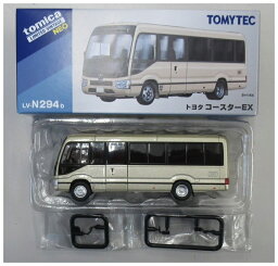 【中古】 TOMYTEC(トミーテック) トミカリミテッドヴィンテージNEO 1/64 トヨタ コースターEX (ベージュ) [LV-N294b] 【B】 外箱多少傷み、パーツ未使用