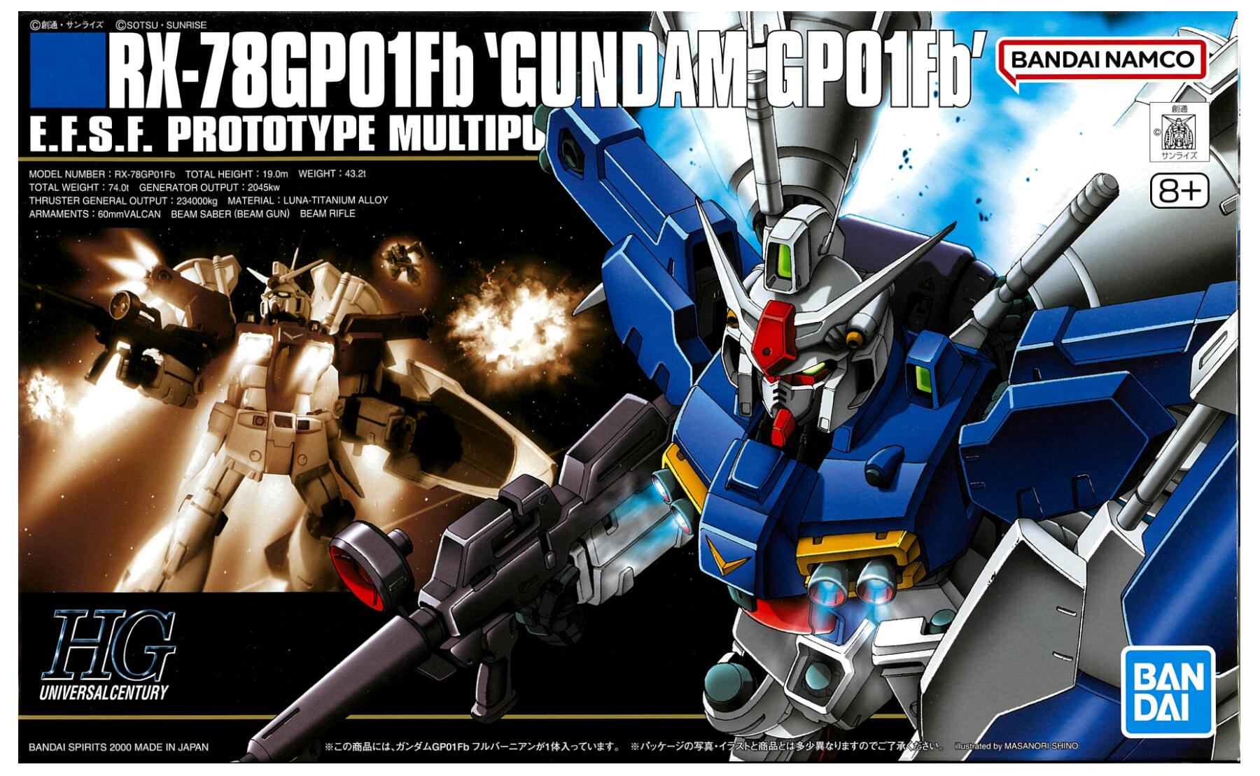 楽天市場】PG 1／60 RX－78GP01／Fb ガンダムGP01／Fbの通販