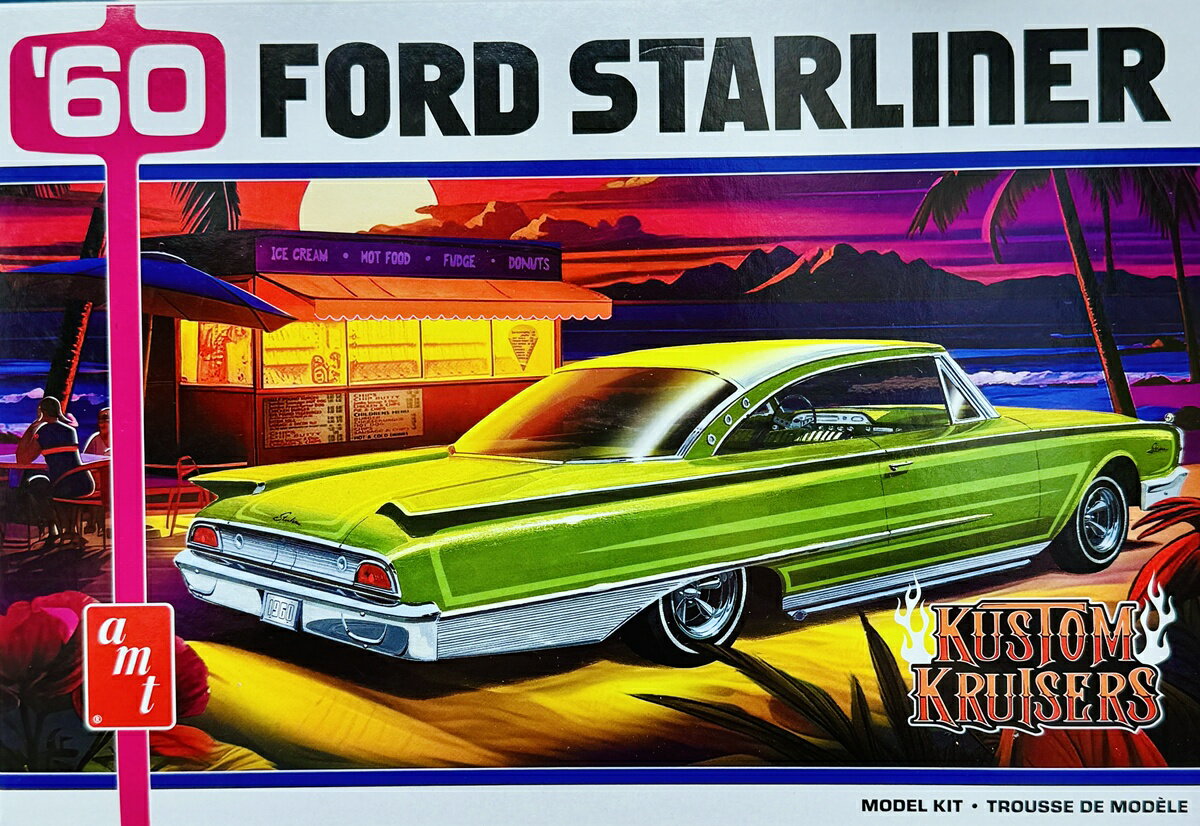 【中古】 その他 ガレージキット(自動車系) amt　AMT1472M 1/25 1960 フォード スターライナー カスタ..