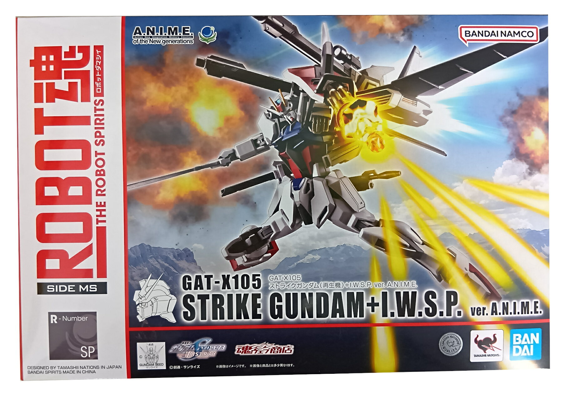 樂天商城 - 【中古】 バンダイスピリッツ ROBOT魂 GAT-X105 ストライクガンダム(再生機)+I.W.S.P.ver.A.N.I.M.E. 【A】 未開封品