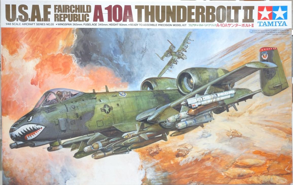 【中古】1/48 タミヤ 61028 フェアチャイルド・リパブリック A-10AサンダーボルトI...