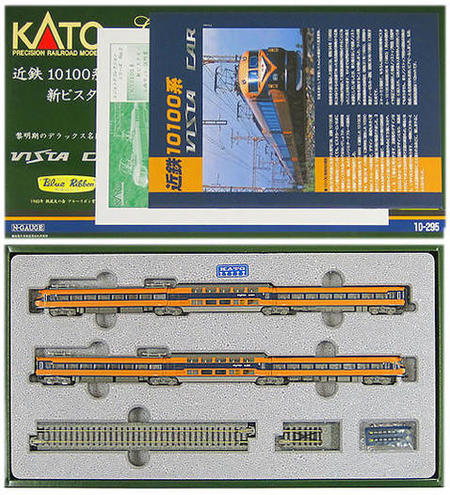 【中古】Nゲージ/KATO 10-295 近鉄10100系 新ビスタカー 6両セット レジェンドコレクション No.3【A'】 外箱若干傷みあり
