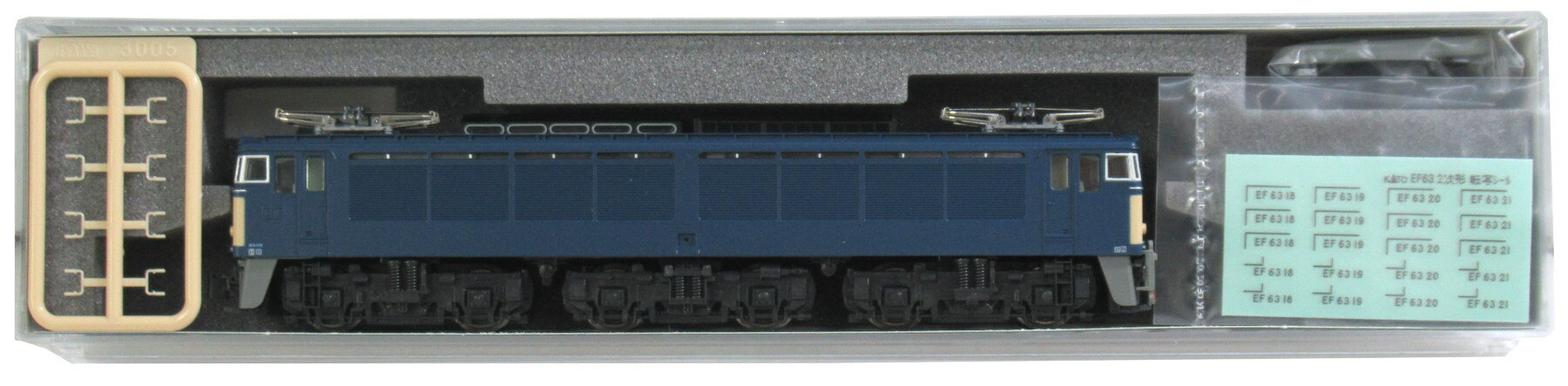 樂天商城 - 【中古】Nゲージ KATO(カトー) 3057-4 EF63 2次形 【A´】 パーツの袋、開封済み