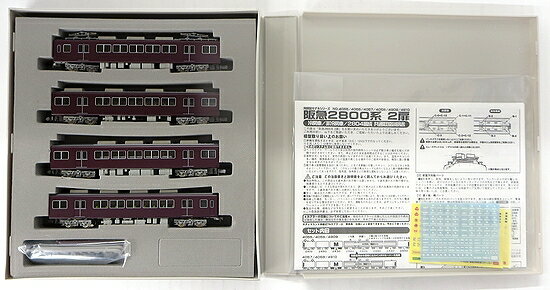 【中古】Nゲージ グリーンマックス 4055+4056 阪急2800系 2扉 冷房車 基本+増結 8両セット 2006年ロット 【A´】 ※スリーブ若干傷み