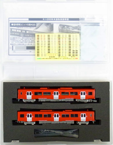 【中古】Nゲージ グリーンマックス 4244 JR キハ200形 「赤い快速」 2輛編成基本セット (動力付き) 2011年ロット 【A】