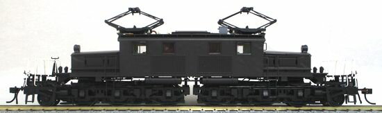 ホビーランドぽち　楽天市場店の【中古】HOゲージ 造形村 EF13凸型 後期型 (1次改装後・角型端梁・補機室天蓋無し) 【ジャンク】 動力・ライト確認済 / デッキ下先台車 片側劣化・錆つき｜アングル3