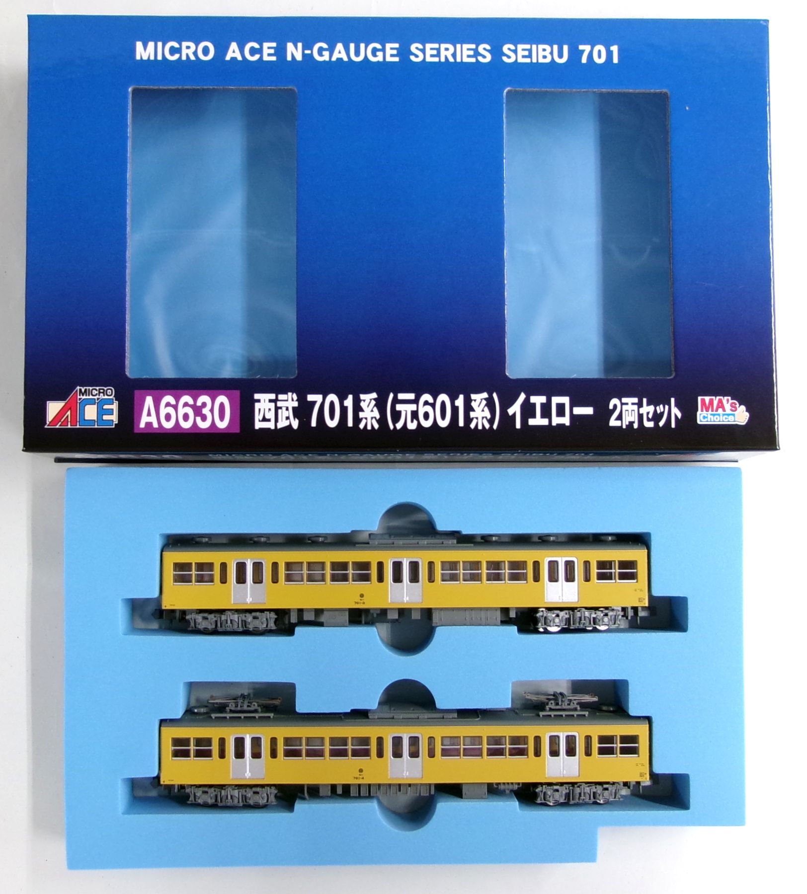 【中古】Nゲージ マイクロエース A6630 西武701系(元601系)イエロー 2両セット 【A】