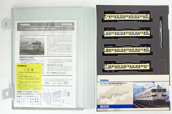 樂天商城 - 【中古】Nゲージ TOMIX(トミックス) 98266 JR 115-2000系近郊電車 (瀬戸内色) 4両セット 【A´】 スリーブ多少傷み