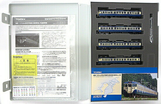 樂天商城 - 【中古】Nゲージ TOMIX(トミックス) 92825 国鉄 113-1500系近郊電車 (横須賀色) 4両基本セットB 2017年ロット 【A´】 スリーブ傷み
