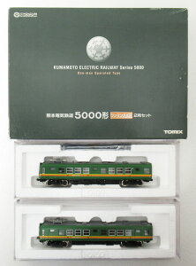 【中古】Nゲージ TOMIX(トミックス) 980198 熊本電気鉄道 5000形 ワンマンタイプ 2両セット 【A´】 外箱傷み、色あせ